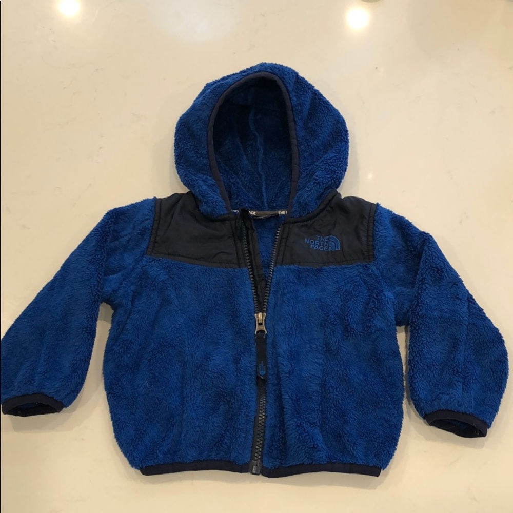 Blue Osito North Face Jacket 12-18 months
